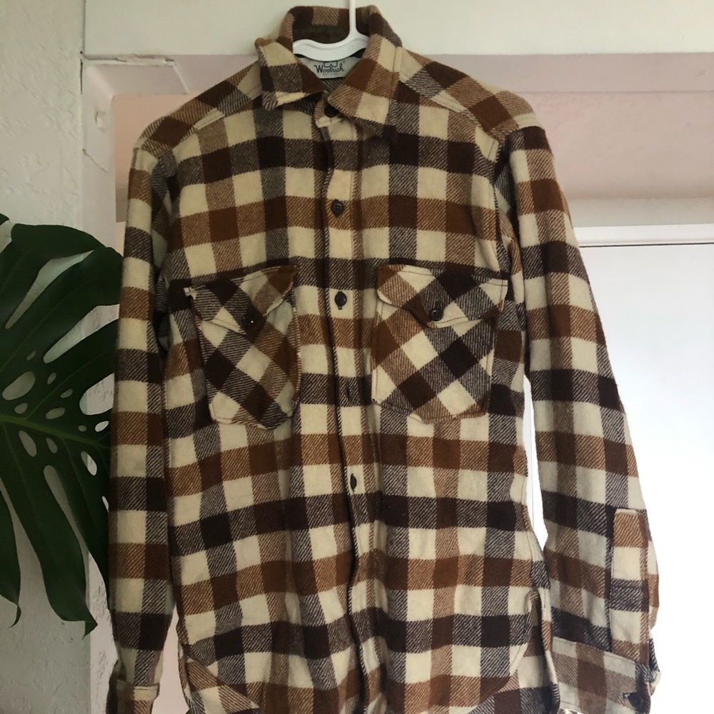 Vintage Wool Woolrich Button up